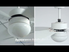 Fans de plafond tranquilles du style ROHS à chaînes de traction 42 pouces décoratifs pour la maison