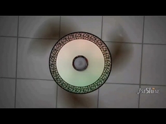 Changement de couleur escamotable de lustre de ventilateur de plafond de lame de 4000K 6000K