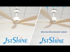 Ventilateur de plafond à 5 pales en bois de 60 pouces avec moteur à courant continu à cinq vitesses