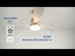 Moteur réversible de C.C d'intérieur en plastique de ventilateur de plafond de grand flux d'air à haut régime