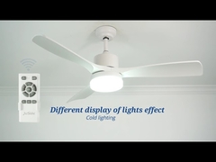 Moteur à courant continu réversible en plastique de ventilateur de plafond d'intérieur de flux d'air haut tr/min