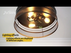 Chambre à coucher ETL 42 pouces de ventilateur de plafond invisible de ferme avec des lumières