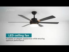 35w 56 moteur économiseur d'énergie moderne silencieux de C.C de fan de plafond de pouce LED