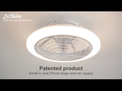 19 pouces de LED de fan de plafond, fan de plafond affleurant de bâti de moteur tranquille de C.C avec la lumière