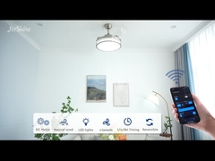 Ventilateur de plafond invisible Lumière LED Dimmable 3 Pc Lames Chambre intérieure