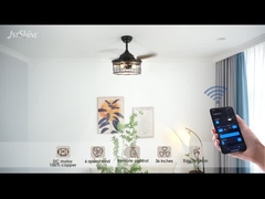 36 pouces ventilateur de plafond Cage en acier E27 * 3 ampoule lampe rétractable intérieur industriel rétro