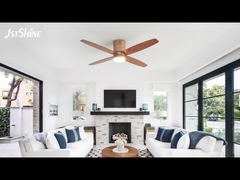 Ventilateur de plafond de refroidissement avec lumière LED et moteur DC silencieux à distance