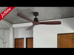 6 vitesses Choix Ventilateur de plafond en bois avec télécommande 3 moteur à courant continu à lame en bois