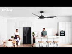 Ventilateur de plafond à distance blanc de 52 pouces sans lumière ABS Blade Smart APP Control