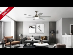 Ventilateurs de plafond de chambre de 58 pouces avec lumières moteur à courant continu silencieux réversible lame MDF