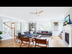 Ventilateur de plafond 2 en 1 de 36 pouces avec moteur CC et lames en MDF