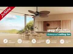 Ventilateur de plafond tropical de 52 pouces 5 lames ABS moteur à courant continu parfait pour tout intérieur à la recherche d'une touche tropicale