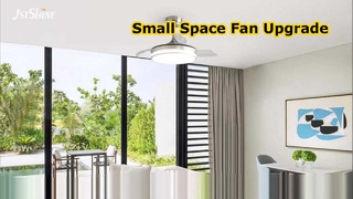 Lumière à intensité variable de ventilateur de plafond rétractable de 36 pouces