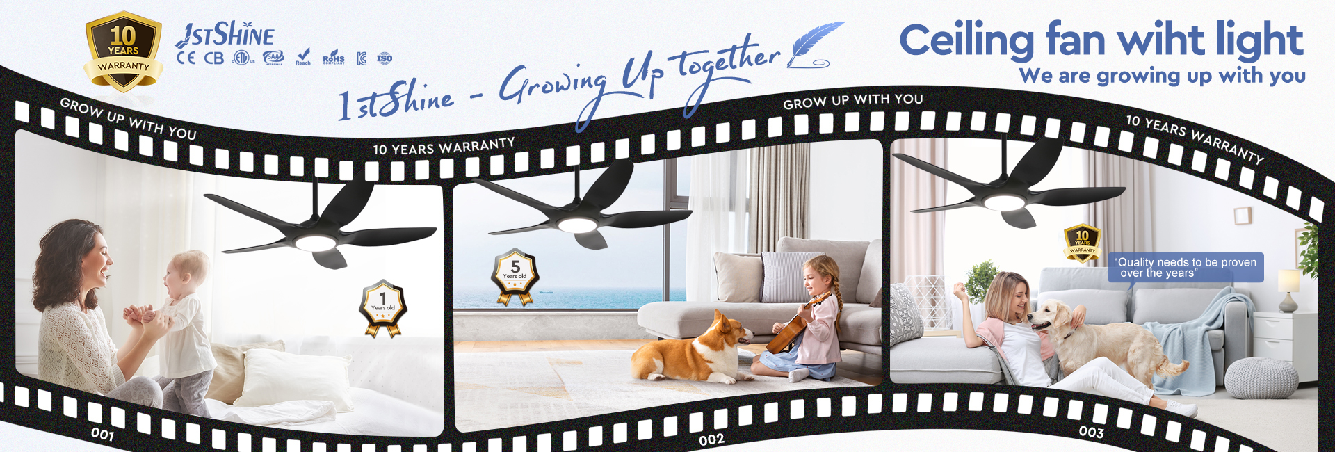 Qualité Fan de plafond à distance de LED Usine