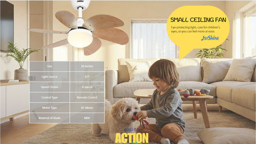 Dernières nouvelles de l'entreprise sur Lumières de ventilateur de plafond pour enfants: sûres, silencieuses et conçues pour les espaces modernes