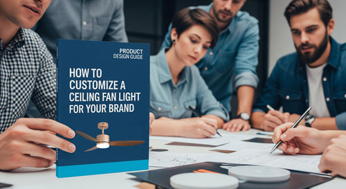 Dernières nouvelles de l'entreprise sur Comment personnaliser une lampe de ventilateur pour votre marque