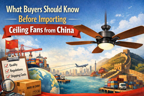 Dernières nouvelles de l'entreprise sur Ce qu'il faut savoir avant d'importer des ventilateurs de plafond de Chine
