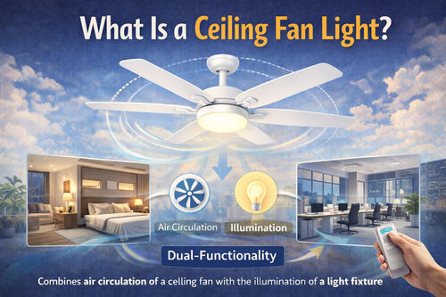 Dernières nouvelles de l'entreprise sur Qu'est-ce qu'un ventilateur de plafond avec lumière ?