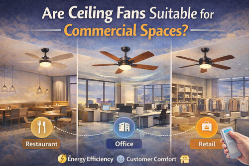 Dernier blog de l'entreprise Les ventilateurs de plafond sont-ils adaptés aux espaces commerciaux ?