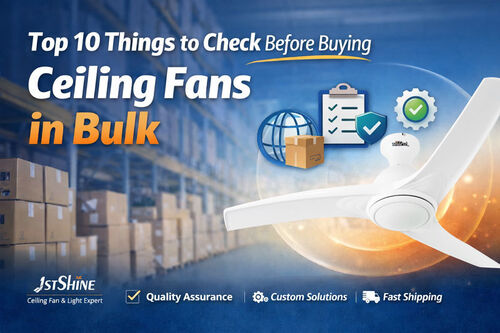 Dernières nouvelles de l'entreprise sur 10 choses à vérifier avant d'acheter des ventilateurs en vrac