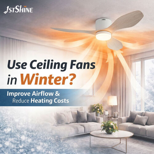 Dernières nouvelles de l'entreprise sur Pouvez- vous utiliser un ventilateur de plafond en hiver?