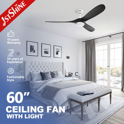 Bon prix Ventilateur de plafond à LED avec lumière LED noir à lame en bois massif en ligne