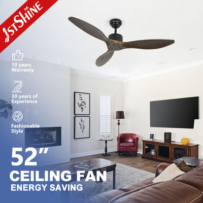 Bon prix 52 fan de plafond en bois décorative à télécommande de vitesse de pouce 5 pour la chambre à coucher en ligne