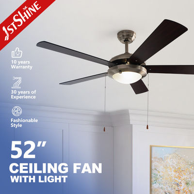 Bon prix Ventilateur de plafond classique de 52 pouces avec lumière LED et contrôle de la chaîne de traction en ligne