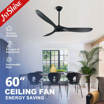 Bon prix Fan de plafond en bois solide de lame de la CE ROHS 3 sans 60 pouces léger en ligne