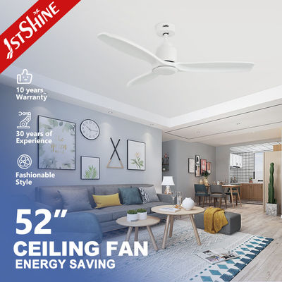 Bon prix Ventilateur de plafond LED à distance de moteur à courant continu décoratif blanc moderne 3 lame solide en ligne