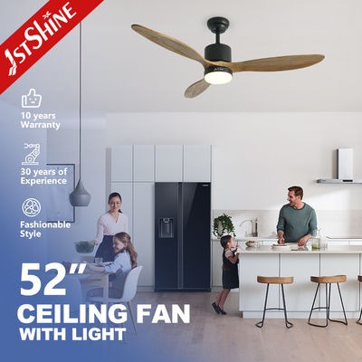 Bon prix Fan de plafond en bois solide décorative de 3 lames avec ou sans 2 légers dans 1 en ligne