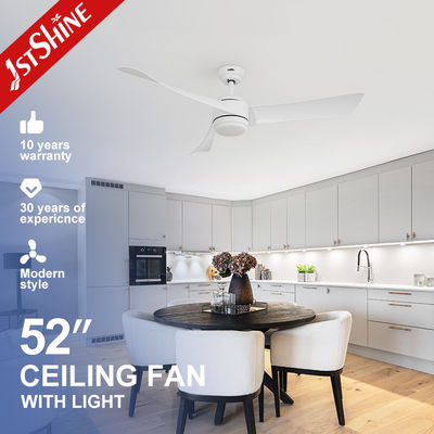 Bon prix Lames en plastique 3 couleurs LED ventilateur de plafond avec télécommande 38W 230V / 50HZ en ligne