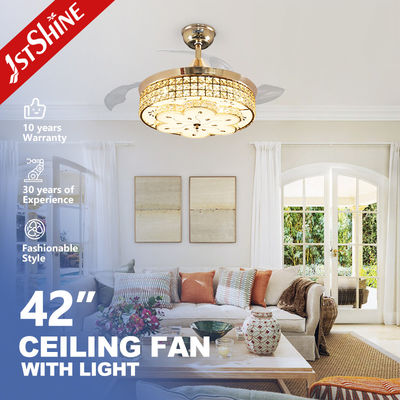 Bon prix Trois lames escamotables fois de fan de plafond de lustre des lames 107cm en ligne