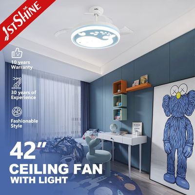 Bon prix Lumière de ventilateur de plafond pliable de 42 pouces avec moteur DC et télécommande en ligne