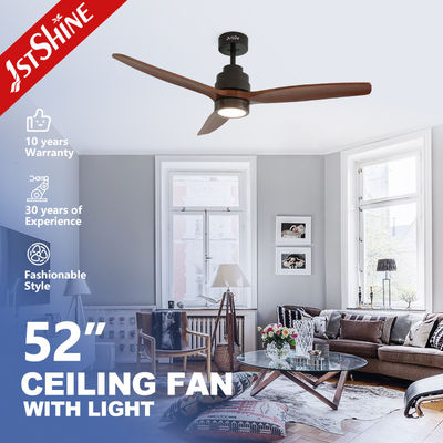 Bon prix Fan de plafond à distance ergonomique en bois solide de LED avec le moteur de C.C de Dimmable en ligne