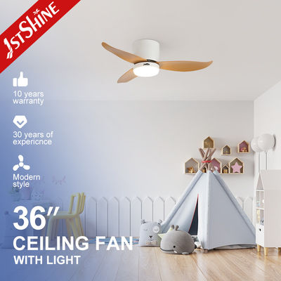 Bon prix Chambre à plafond bas Petit ventilateur de plafond LED avec lames en plastique et télécommande en ligne