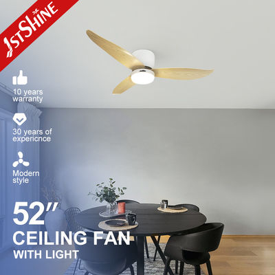 Bon prix Rincez le bâti la fan de plafond en bois de 52 de pouce de grain lames d'ABS avec la lumière en ligne
