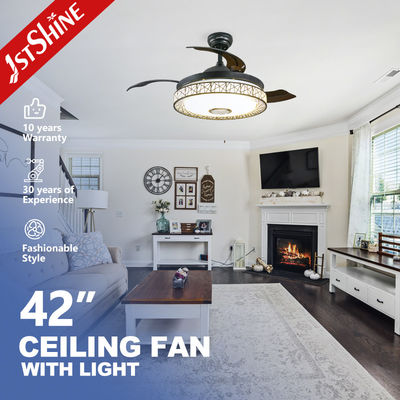 Bon prix Lustre invisible de fan de plafond de musique ultra tranquille à télécommande en ligne