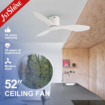 Bon prix Ventilateur de plafond de 48 pouces avec moteur à courant continu silencieux et 6 vitesses dans un design moderne blanc mat en ligne