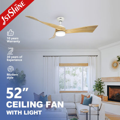 Bon prix Volume de l'air élevé moteur de cuivre pur décoratif en bois solide de fan de plafond de 52 pouces en ligne