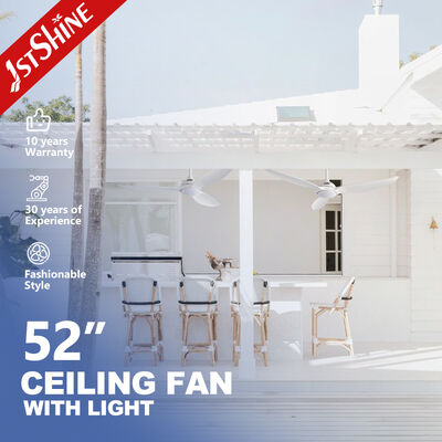 Bon prix Ventilateur de plafond moderne de 52 pouces avec lames ABS et lumière LED intégrée en ligne