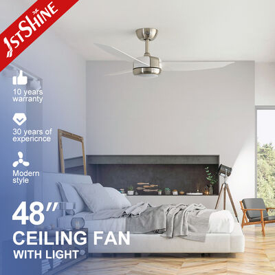 Qualité Ventilateur de plafond silencieux de 48 pouces avec lames en ABS, lumière LED et télécommande pour chambre à coucher et salon Usine