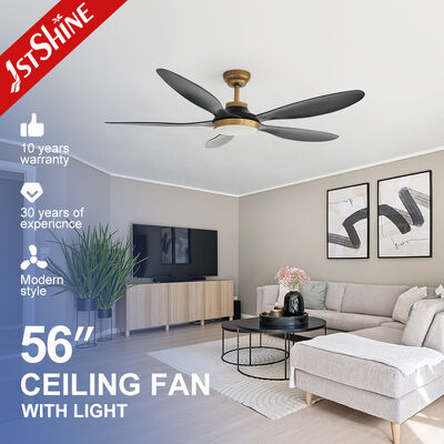 Bon prix Ventilateur de plafond en plastique moderne de 56 pouces avec moteur CC et lumière LED économe en énergie En ligne